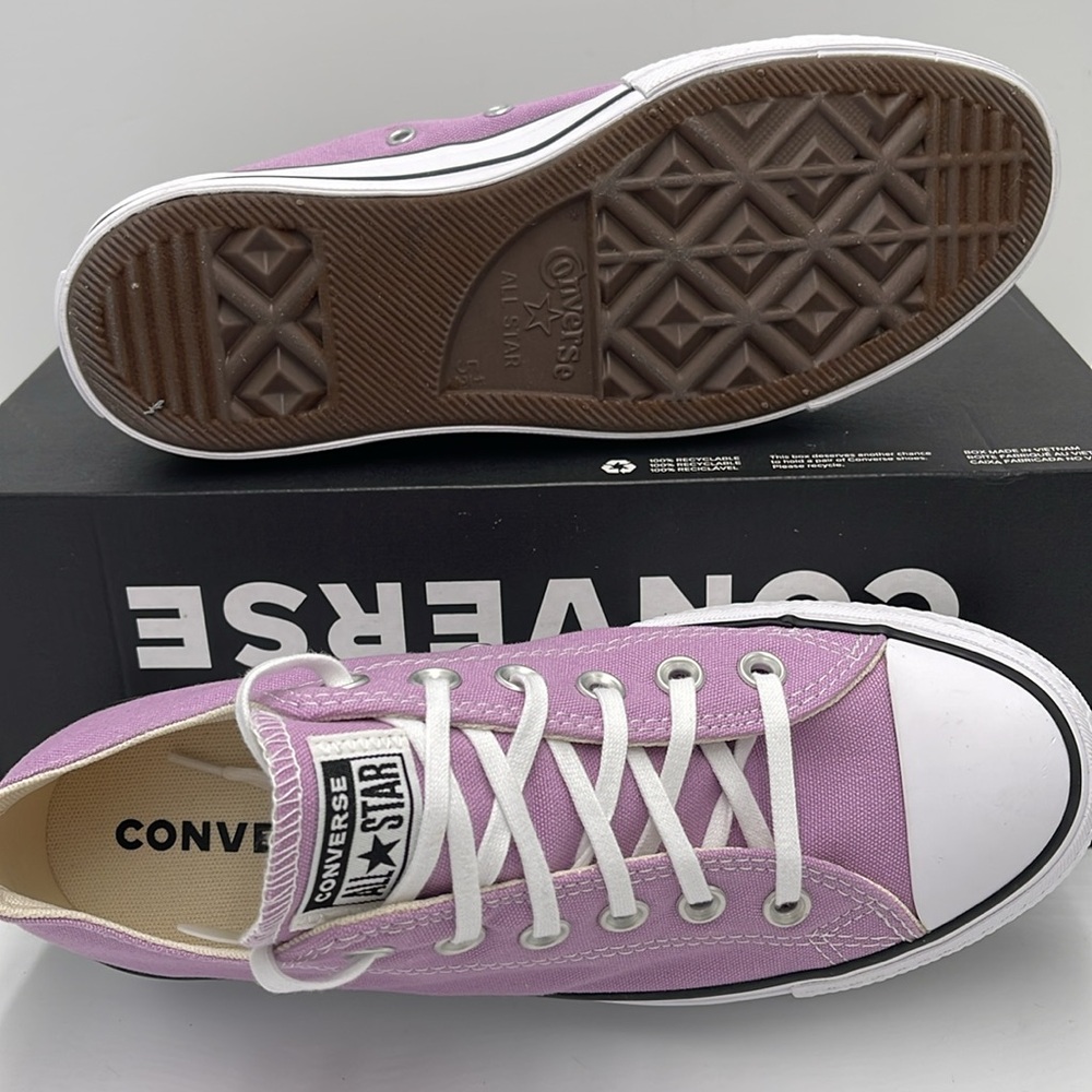 Converse WMNS A09394F CTAS LIFT OX
CLASSIC AMETHYST/WHITE/BLACK Platforms Snkrs - Picture 3 of 16